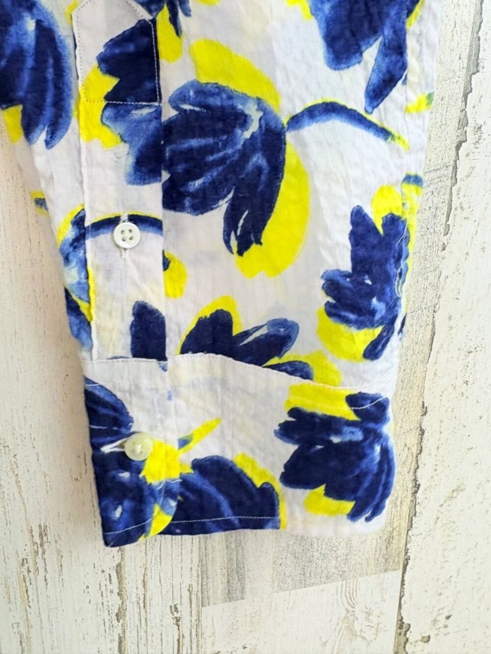 Ann Mashburn Sz L Annette Shirt Dress Floral Seersucker - Picture 11 of 16
